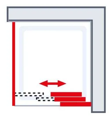 750 mm, 1850 mm, Alu-Natur, Softline hell (Kunstglas)